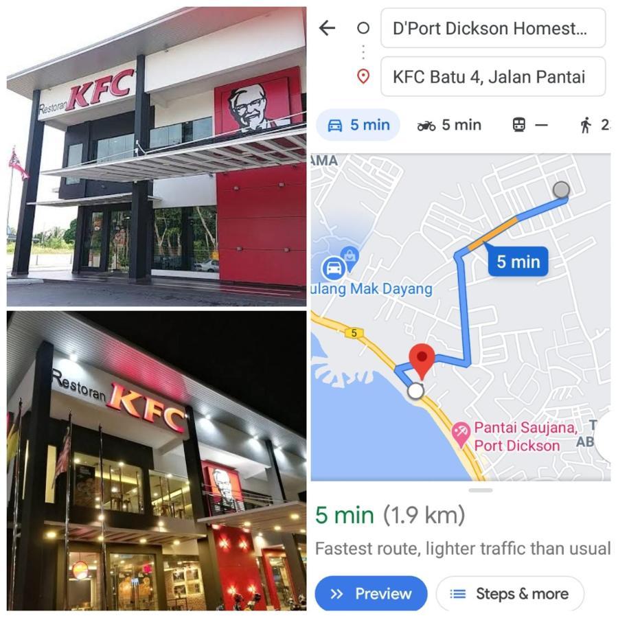 D'Port Dickson Homestay Exterior foto